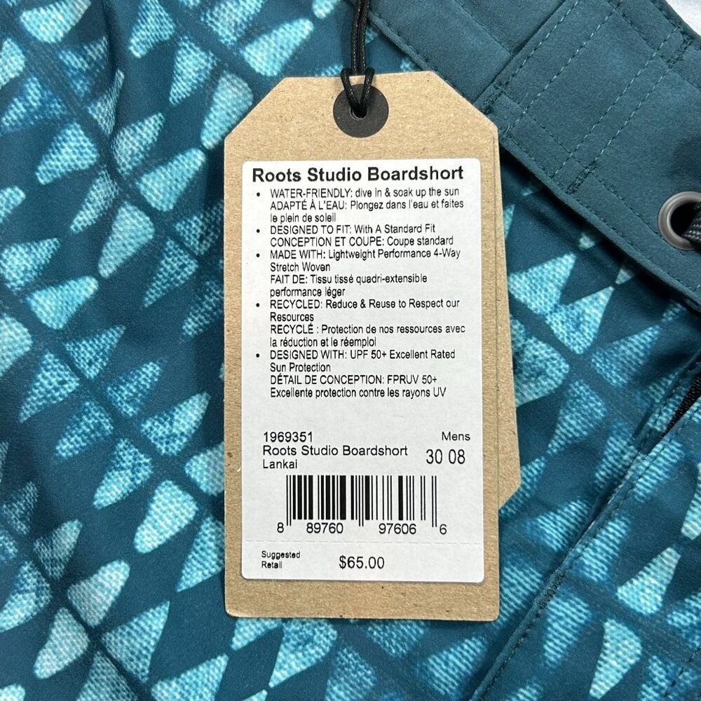 Prana LANKAI Roots Studio Boardshort Swim Trunks Mens Size 30 - Picture 11 of 13